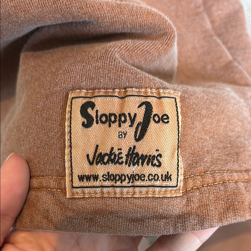 Sloppy Joe women’s collar-02 sweatshirt in caramel - Picture 4 of 6